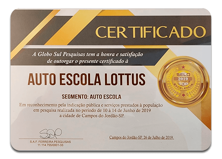 Top excelência auto escola lottus