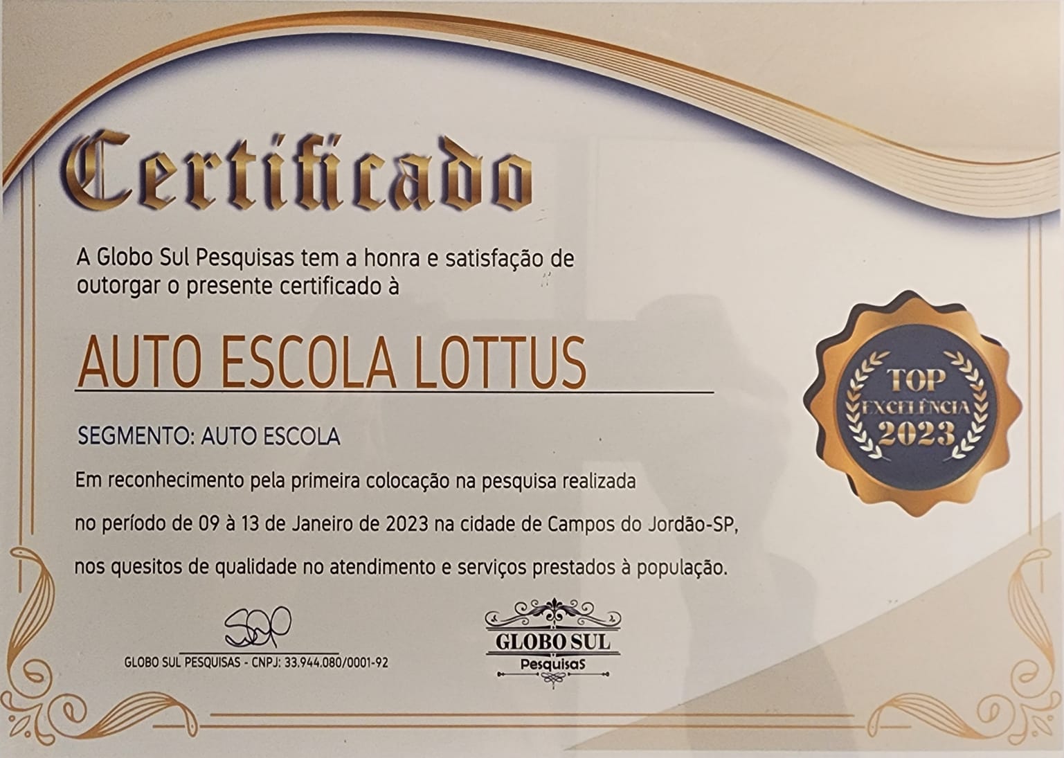 Auto escola lottus top excelência em 2023